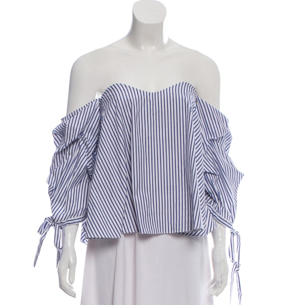 Caroline Constas Gabriella Off Shoulder Top